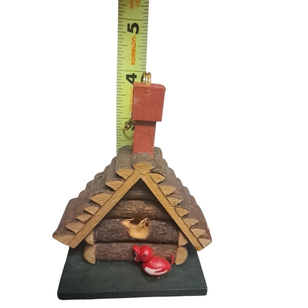 Bird House Ornaments Lot Of 3 - Picture 6 of 14